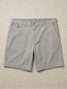 Towncraft Light Gray Flat Front Men's Shorts